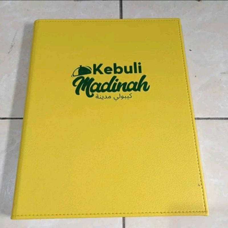 

Cover Buku Menu F4 - CUSTOM LOGO - Cafe Resto Hotel Dll