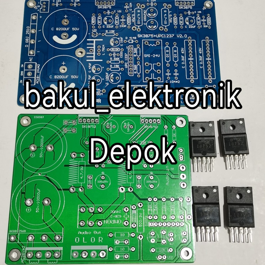 PCB amplifier gain clone SK18752 sk3875 stereo