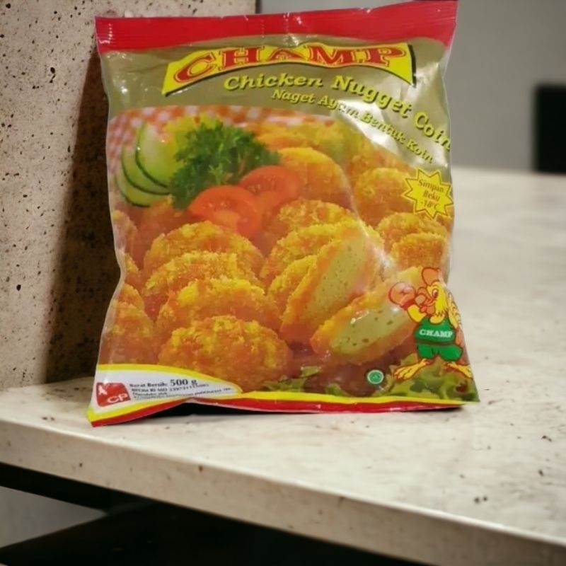 

RN_Frozen-menjual Chmp Chiken-Nugget Ayam Coin. Berat 500 Gram. Ready