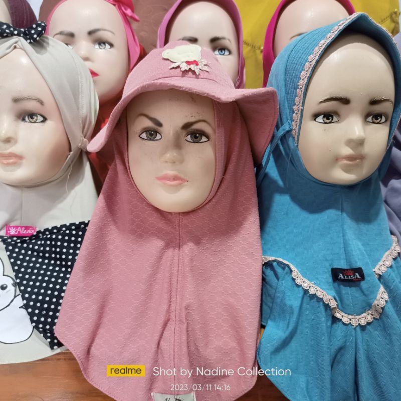 HIJAB ANAK BALITA TOPI (TOPI MENYATU DENGAN HIJAB)
