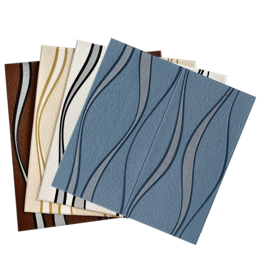 (COD)WALLPAPER FOAM 3D MOTIF GELOMBANG MEWAH TERMURAH