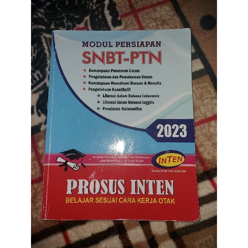 Modul persiapan snbt inten 2023 tps (pu,ppubm,pk,literasi,pm) bekas inten