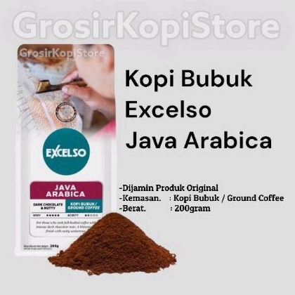 

Kopi Excelso Java Arabica Bubuk 200g