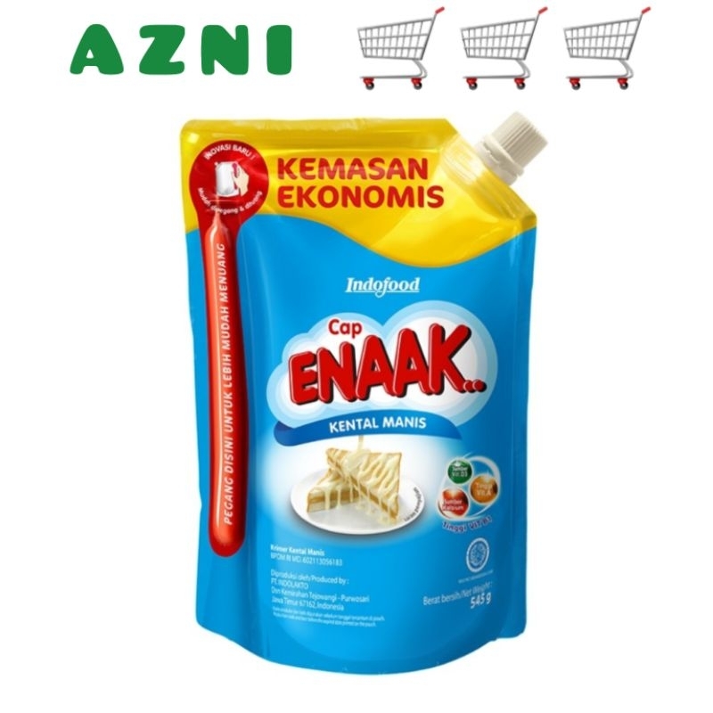 

Cap ENAAK Susu Kental Manis Putih Pouch 545 g