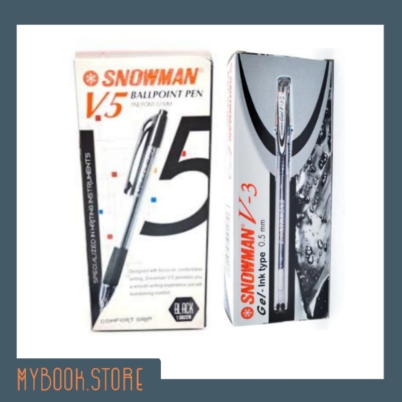 

Pulpen Snowman V-3 Gel / Snowman V-5 Gel