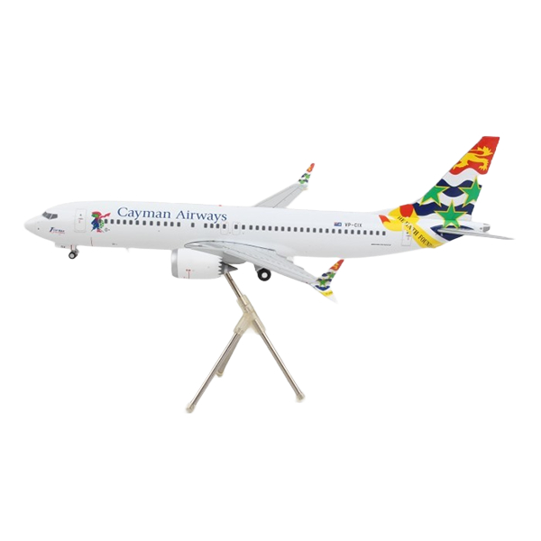 Gemini Jets Cayman Airways B737 MAX 8 VP-CIX 1/200 Scale Diecast Commercial Plane