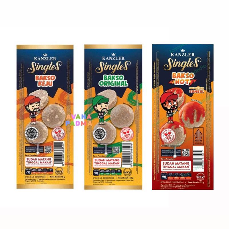 

Kanzler Singles Bakso (3 Varian Rasa)