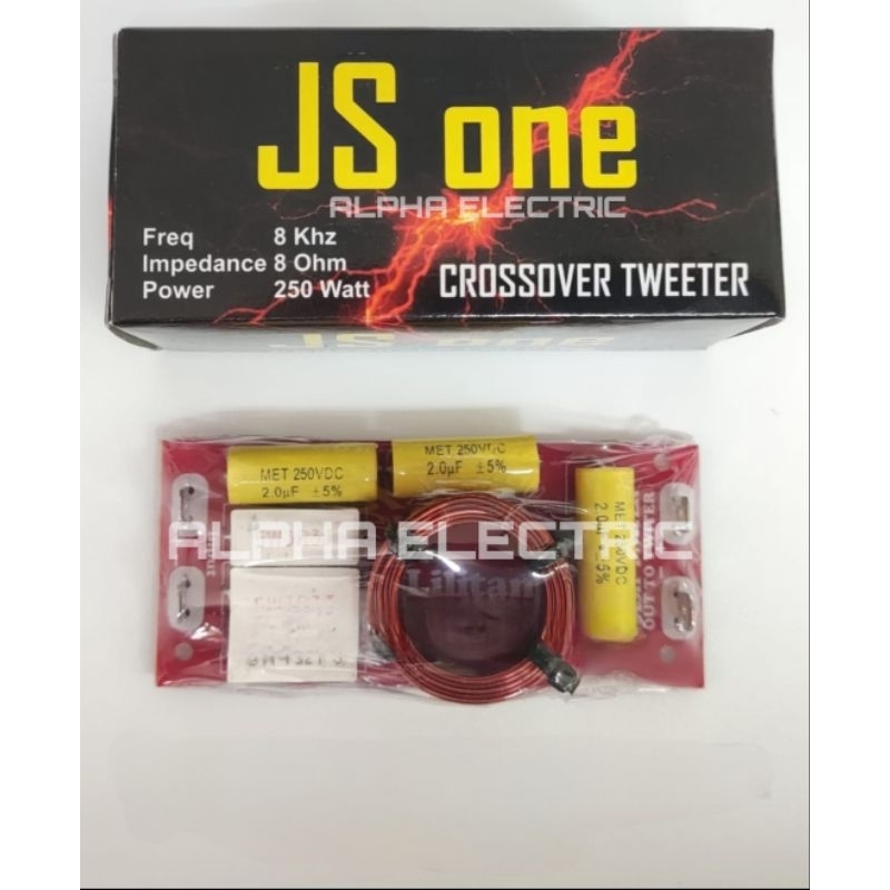 KIT CROSSOVER TWEETER JSONE JS ONE 1 WAY / CROSSOVER TWITTER PASIF / CROSSOVER BAGUS 1WAY 2WAY 4WAY