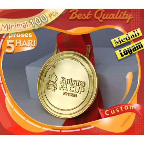 Jual medali logam custom alloy desain cabang olah raga panahan dan menembak bahan logam zinc alloy a