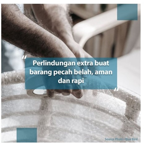 

BUBBLE WRAP PROMO 2.4KG (Merk Tentatif) UKURAN 50M x 125CM//Zalomart.id