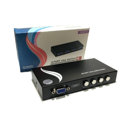 ITSTORE SPLITTER VGA 4 PORT, VGA SPLITER IN 1 OUT 4 PORT 2 PORT IN 1 OUT 2PORT
