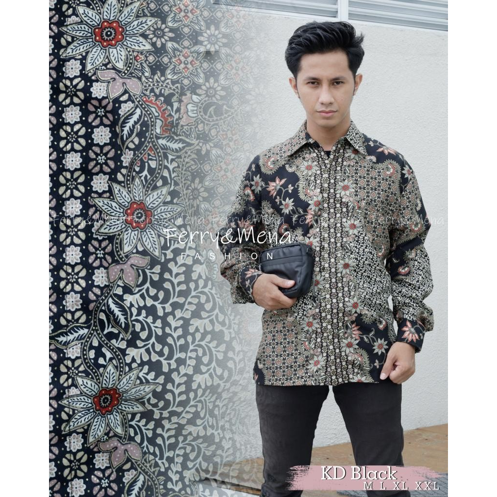 Kemeja Lengan Panjang Batik MOTIF KD