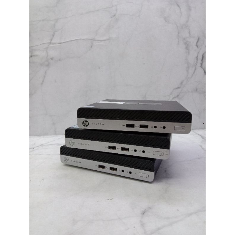 PC MINI HP PRODESK 400 G4 CORE I5-8500T,RAM 4GB,SSD 512G MANTAP