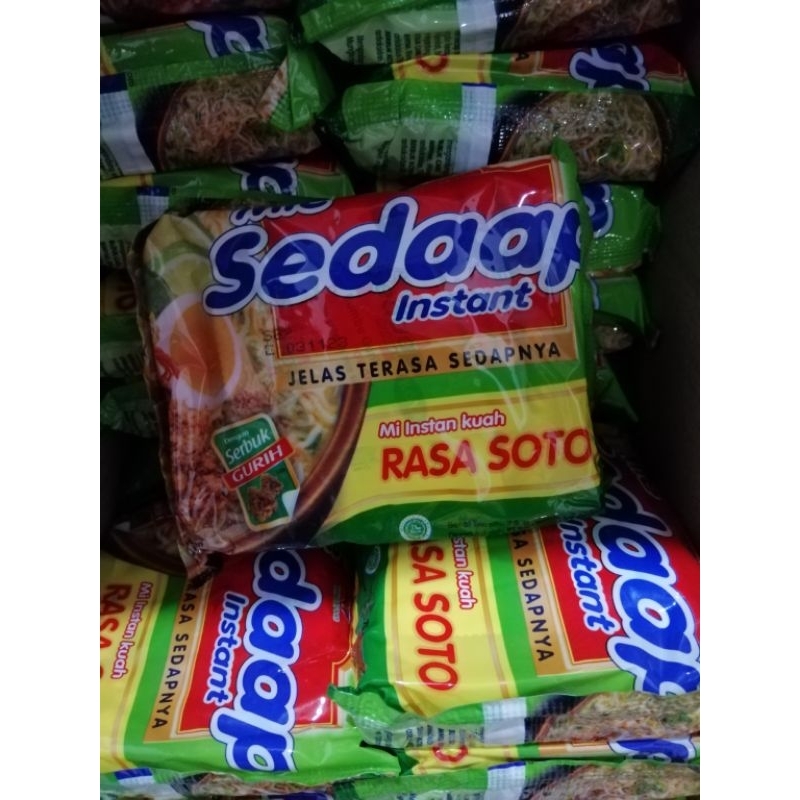 

mie instan SEDAAP mie kuah rasa soto