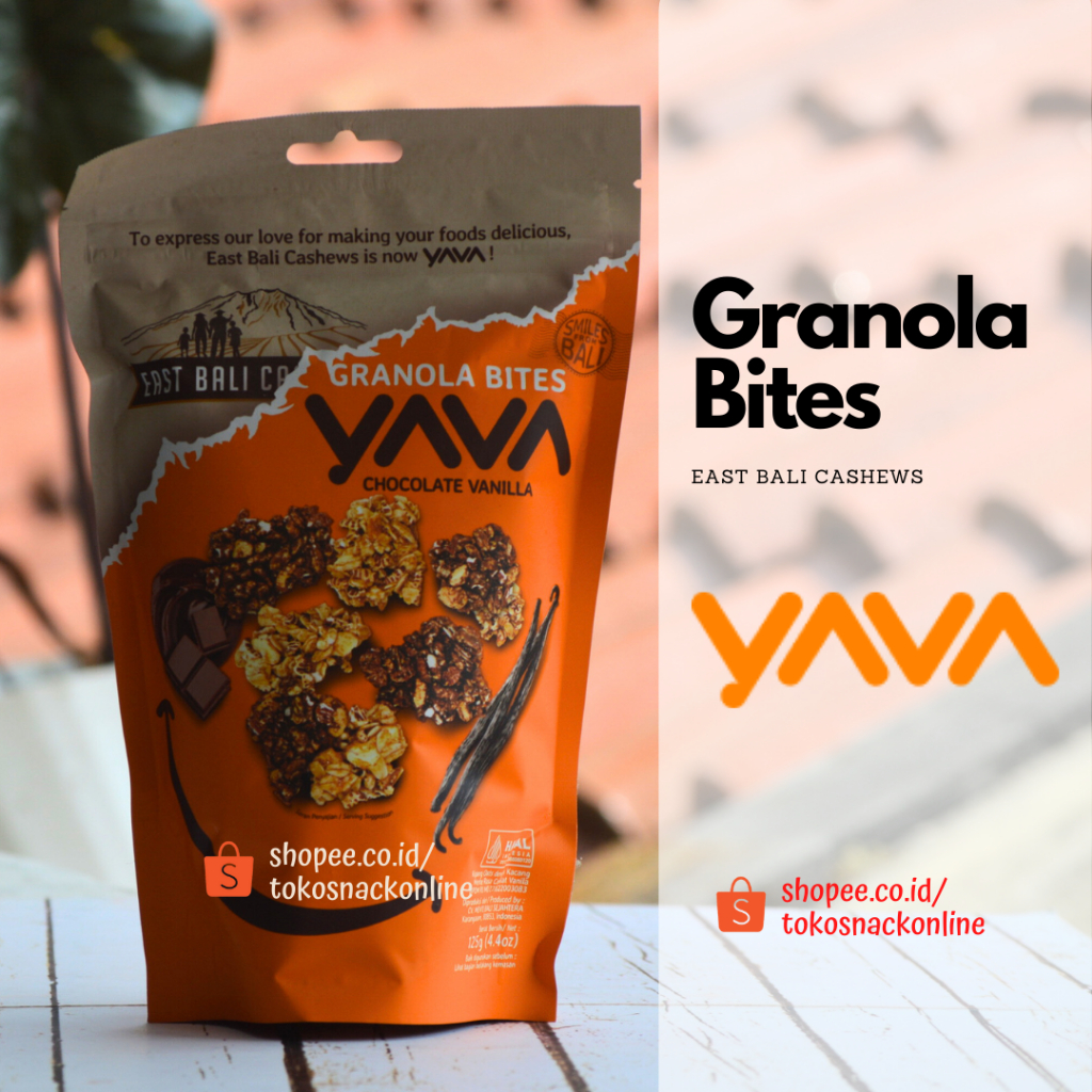 

East Bali Cashews Granola Bites - 125 gr (All Varian)