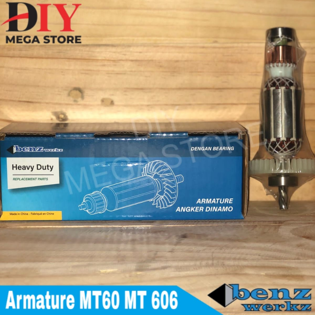 Armature mesin bor 10mm maktec MT60 / MT606 benz angker MT-60 / MT-606 BENZ WERKZ BZ-2202 angker din