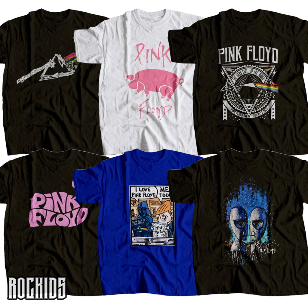 ROCKIDS - PINK FLOYD - TSHIRT - TEES - KIDSWEAR - KAOS BAND - KAOS BAND PINK FLOYD - KAOS PINK FLOYD
