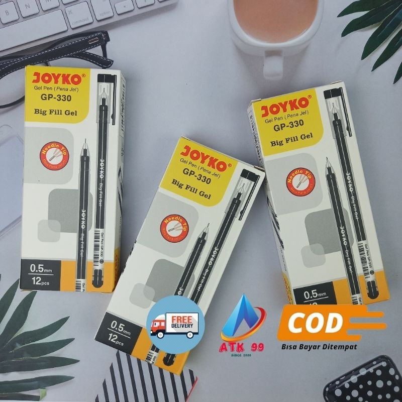 

GP-330/Pulpen JOYKO/Pulpen Gel/Gel Pen ink/Pena Gel/Pulpen Hitam