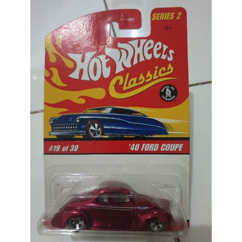 hotwheels classics 40 ford coupe merah