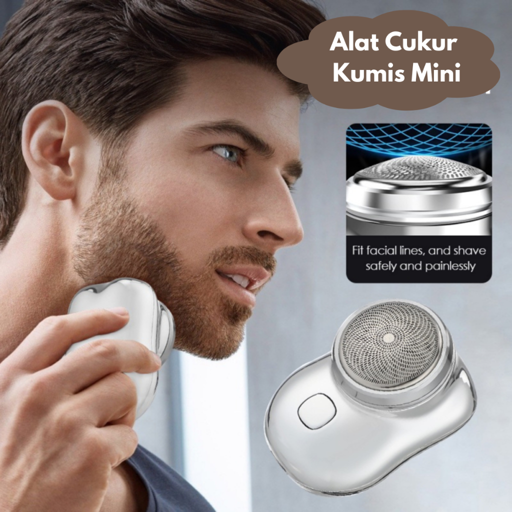 Alat Cukur Kumis Elektrik mini untuk jenggot ketiak mini shaver Pencukur Bulu terbaik Portable