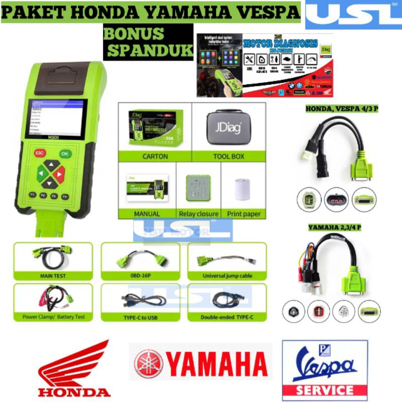 Scaner Jdiag M200 diagnostik motor