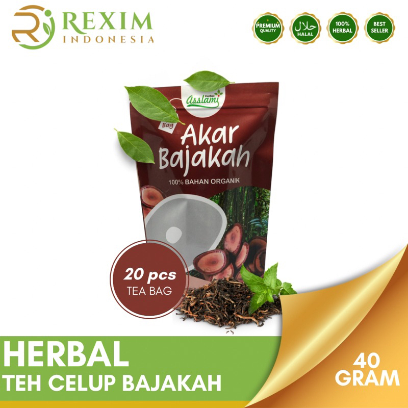 

ANTI KANKER ALAMI TEH CELUP HERBAL SUPER PREMIUM AKAR BAJAKAH ASSLAMI - 100% ALAMI HERBAL - MINUMAN PENUH MANFAAT DAN BERKHASIAT