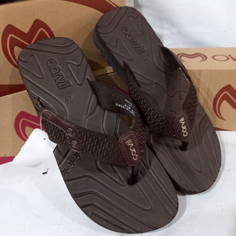 sandal jepit spons pria Carvil original anzio