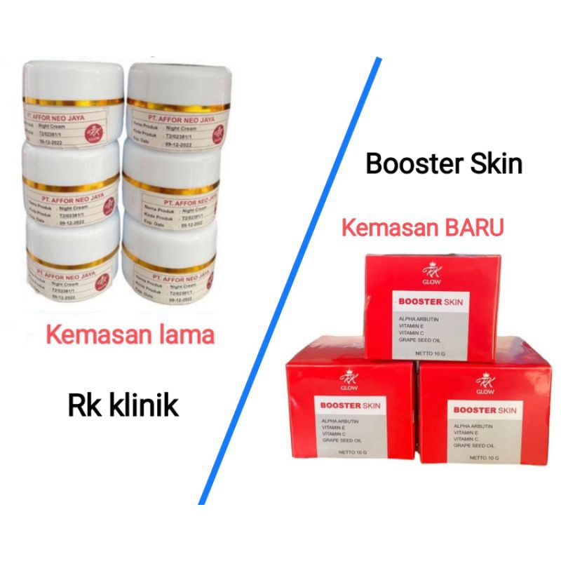 READY RK BOOSTER SKIN/RK klinik ampuh /Cream jerawat&flek parah