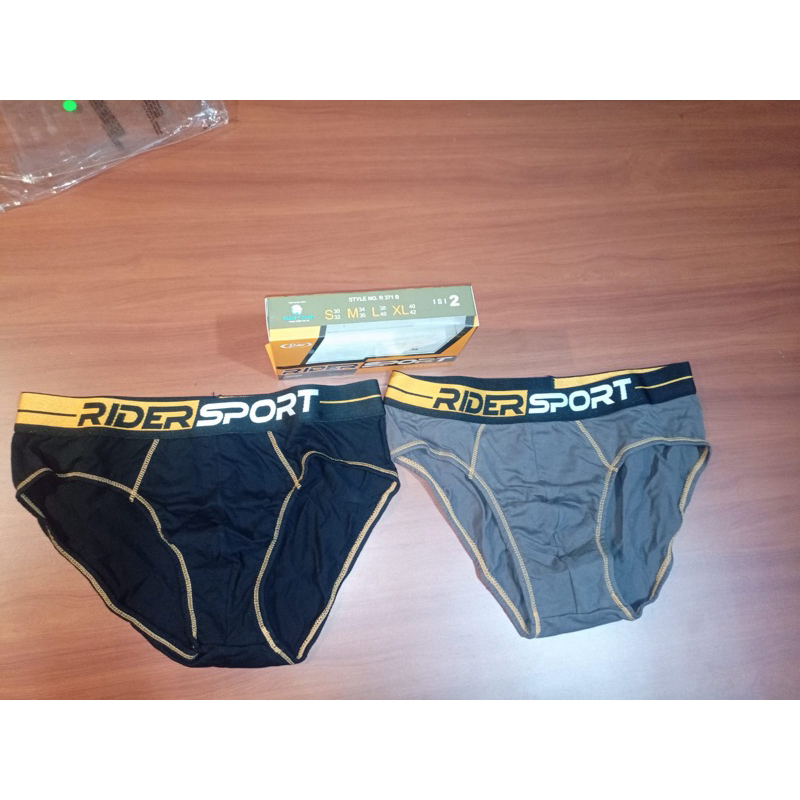 Celana Dalam Pria R371 Rider Brief Sport isi 2