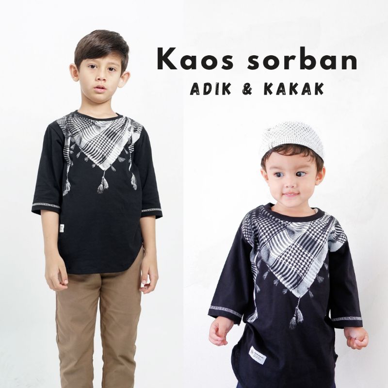 Kaos sorban anak laki-laki baju koko anak bayi - balita - remaja laki-laki  bahan kaos premium 1 sam