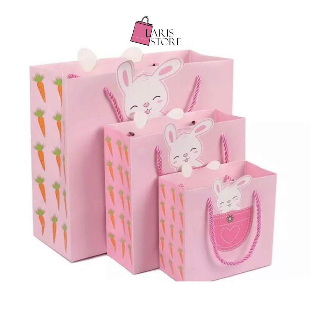 

PAPERBAG MOTIF KELINCI COCOK BUAT KANTONG HADIAH
