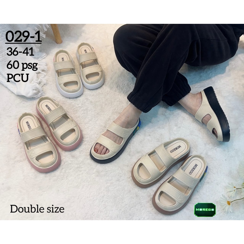 Sandal Bustong Tebal Karet Wanita Import