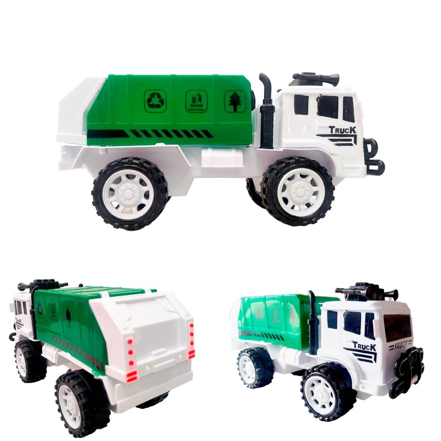 Mainan Truck Box Anak Set - Truk Tong Sampah Besar