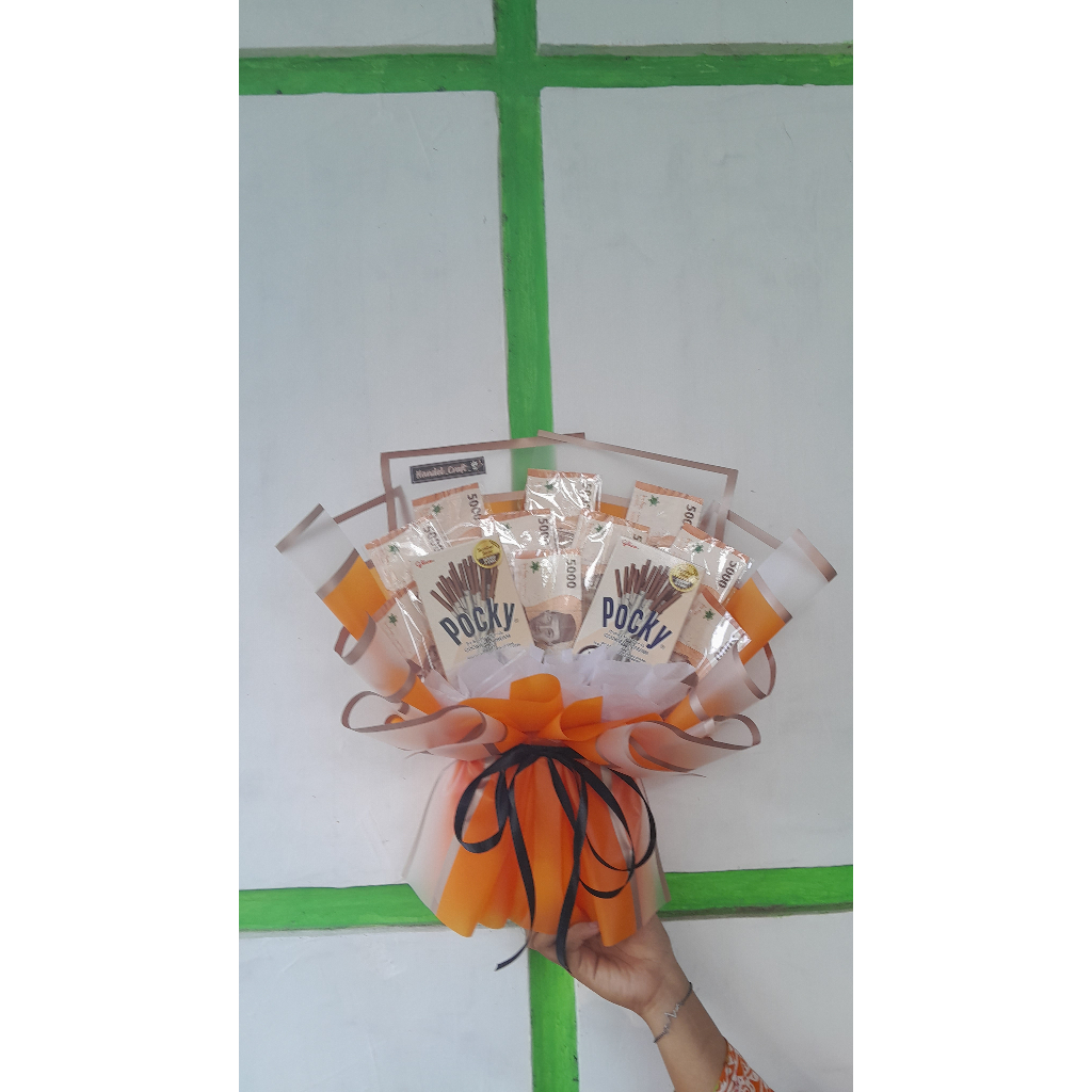 BUKET UANG RP 5000 PLUS POCKY