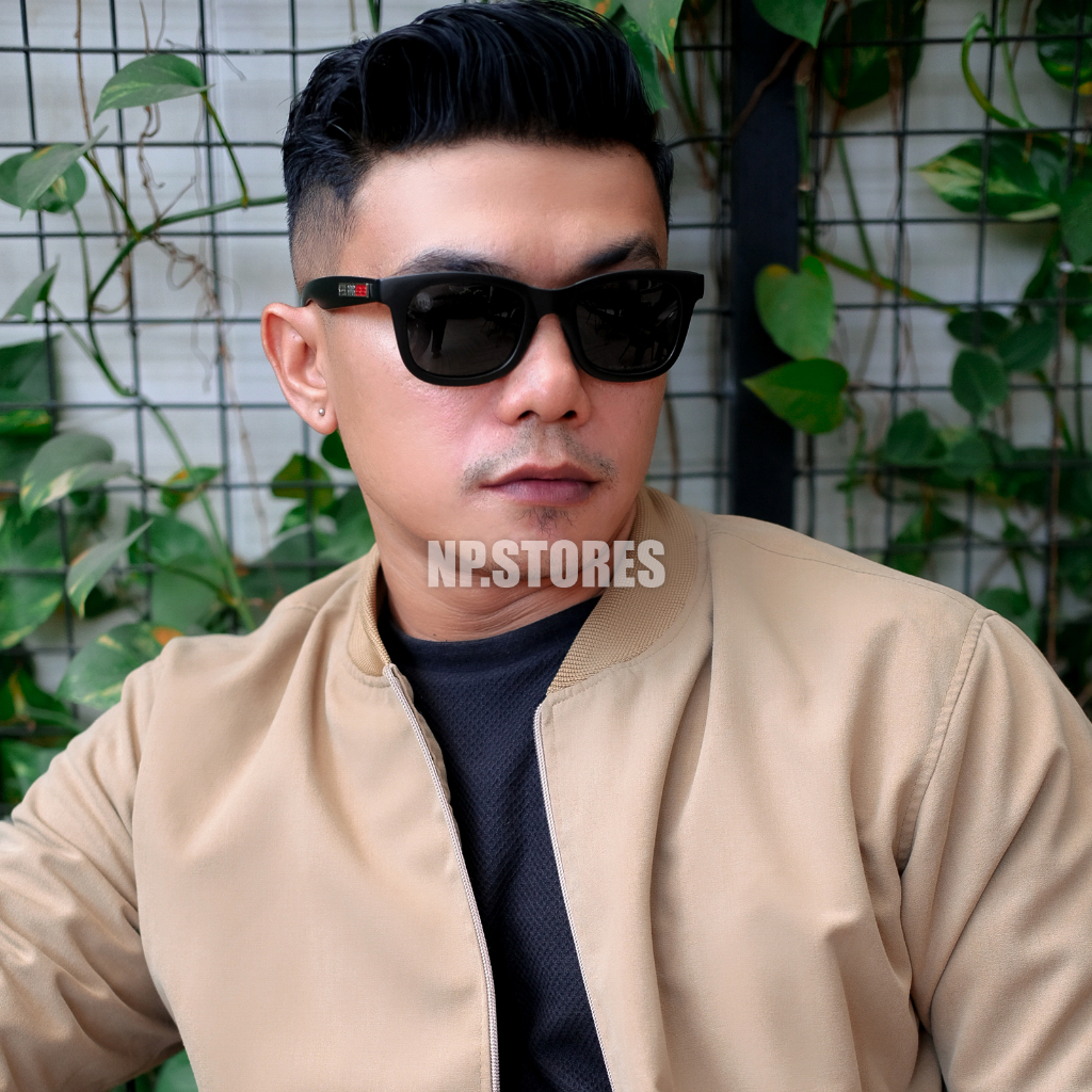 Kacamata Hitam Pria Terbaru Lensa Polarized Warna Doff Gaya Anak Motor NP.STORES