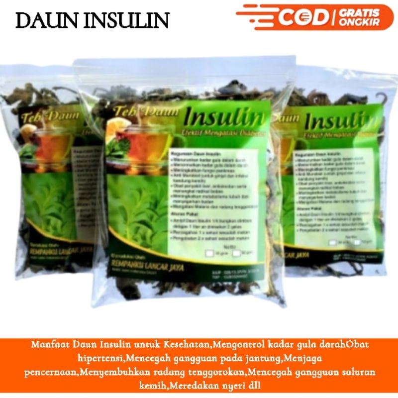 

Daun insulin 100gr