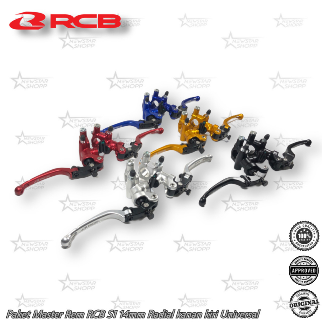 Master rem RCB Radial S1 14mm set Kanan Kiri Nmax New / Old PCX 150 / 160 Xmax 250 / 300 Forza Vario
