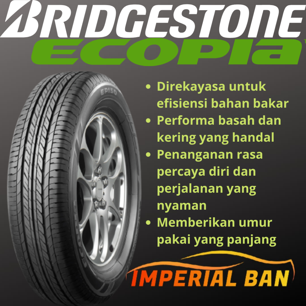 205/70 R15 Bridgestone Ecopia Ep-150  Ban Mobil HONDA CRV 1st