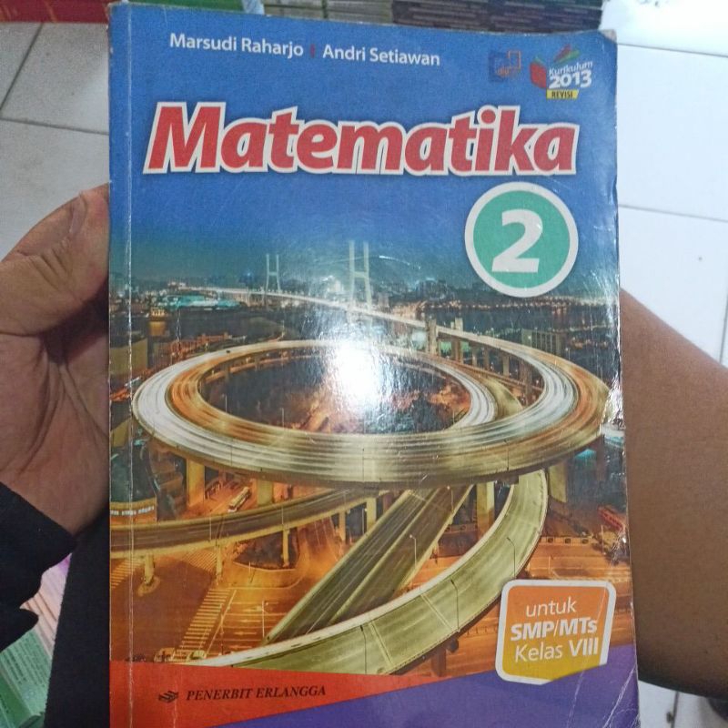 

Buku Bekas Matematika kelas 8 SMP REVISI ERLANGGA