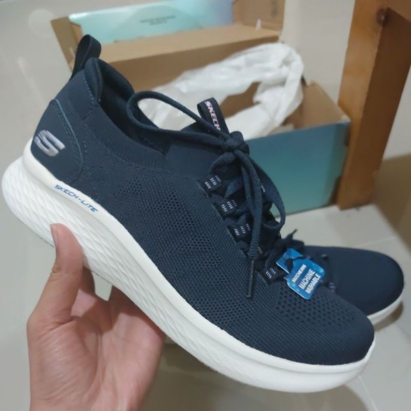 [100% ORIGINAL] Sketcher Skech Lite Pro Full Night-Navy with Air-Cooled Memory Foam