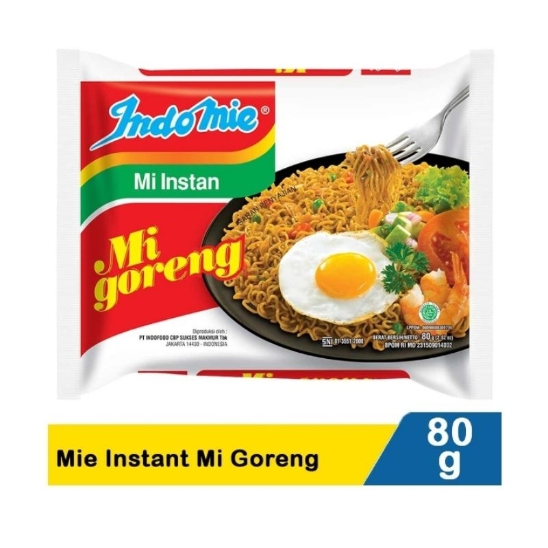 

INDOMIE MIE INSTAN GORENG 1 pcs