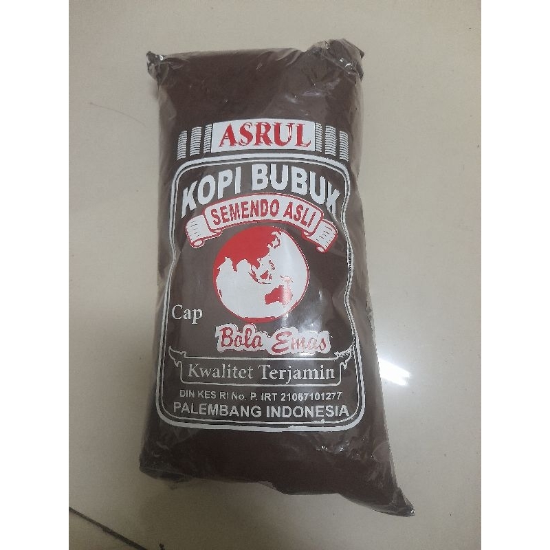 

kopi bubuk hitam cap asrul asli dari palembang 150gr