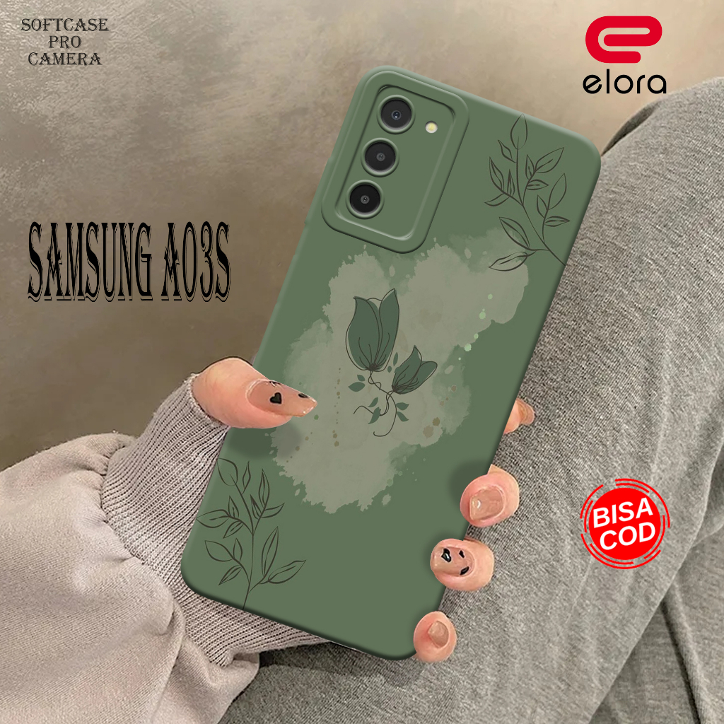 Case Hp Samsung A03s Terbaru - Elloraa.id - Casing Samsung A03s Motif Case Bunga - Kesing A03s - Sof