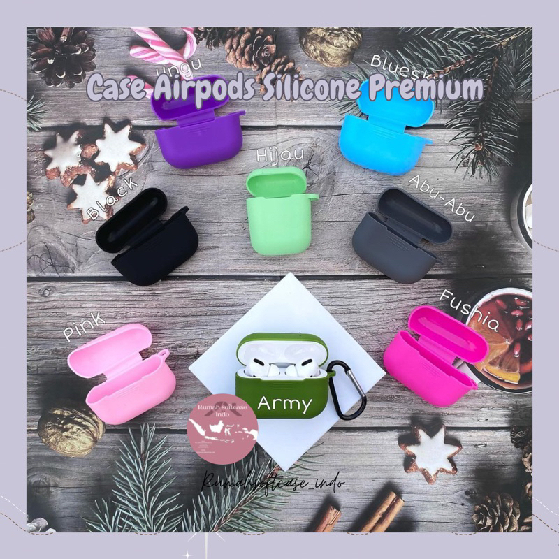 CASE AIRP0DS SILICONE PREMIUM FULL COLOUR | AIRP0DS GEN 1/2 3 Pro Pro 2