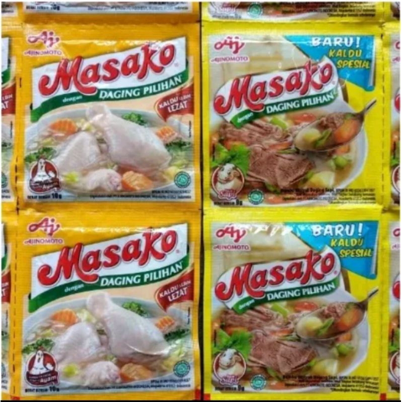 

Masako ayam dan sapi 1 renceng