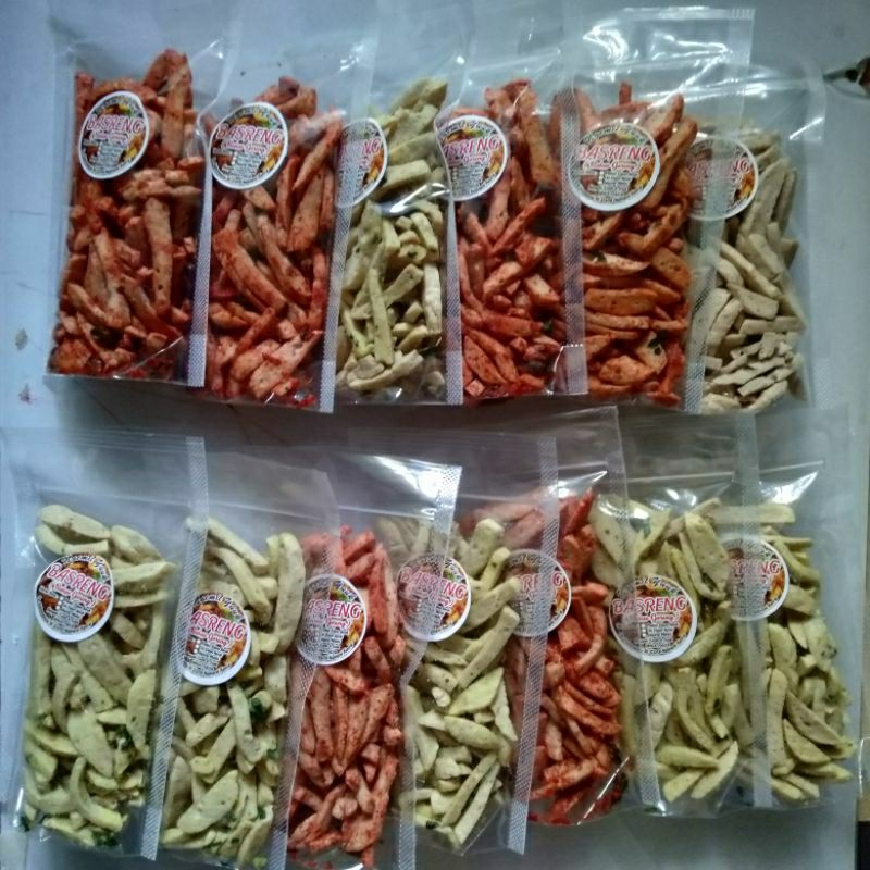 

HOME MADE BASRENG PEDAS DAUN JERUK/ORIGINAL/JAGUNG MANIS