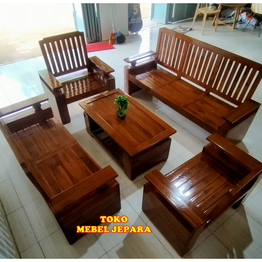 kursi tamu minimalis bola kayu jati 3211, set kursi tamu jati terlaris