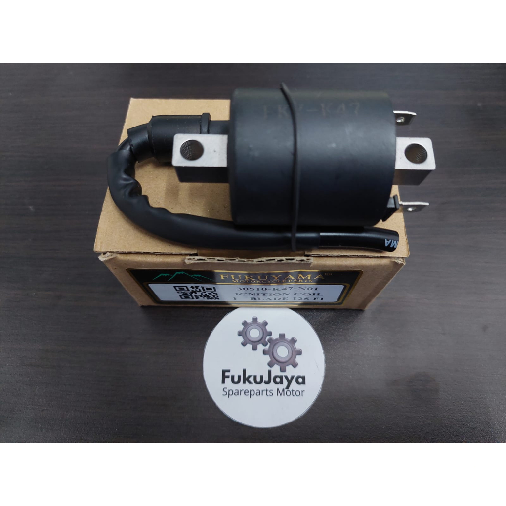Fukuyama Ignition Comp Coil Koil Pengapian 12V Volt Honda Blade 125 Injection Inject Injek FI F.I F-