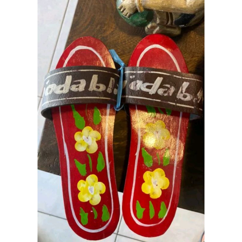 SANDAL BANGKIAK TEKLEK KAYU KHAS BLITAR