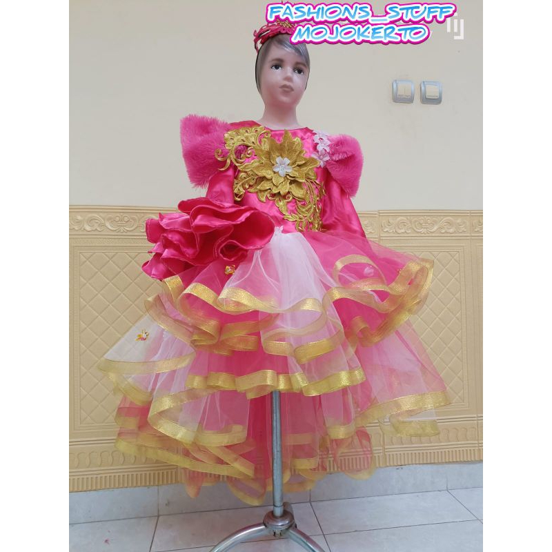 Gaun Mayoret||kostum mayoret||kostum gentapati||Dress tutu ekor